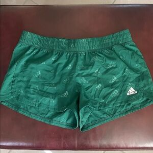 Adidas Women's Athletic Green Shorts